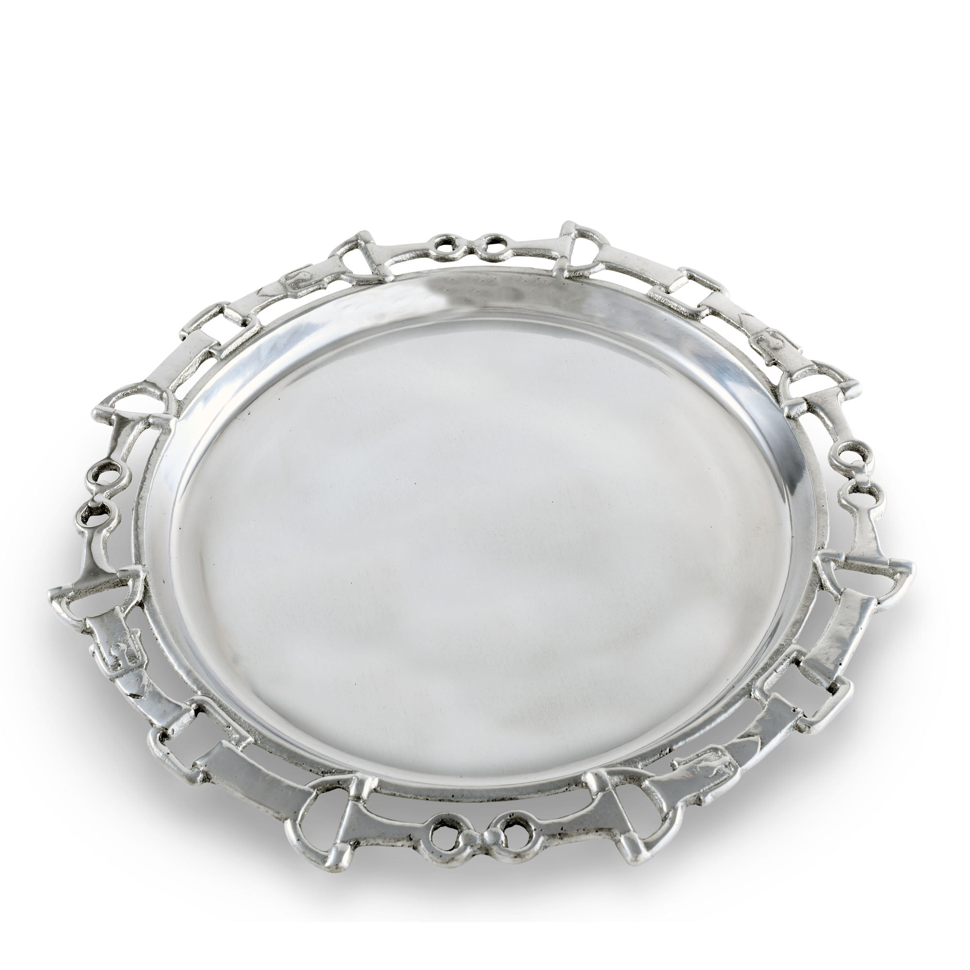 Arthur Court Serveware Arthur Court Round Tray 12 inches  - Equestrian