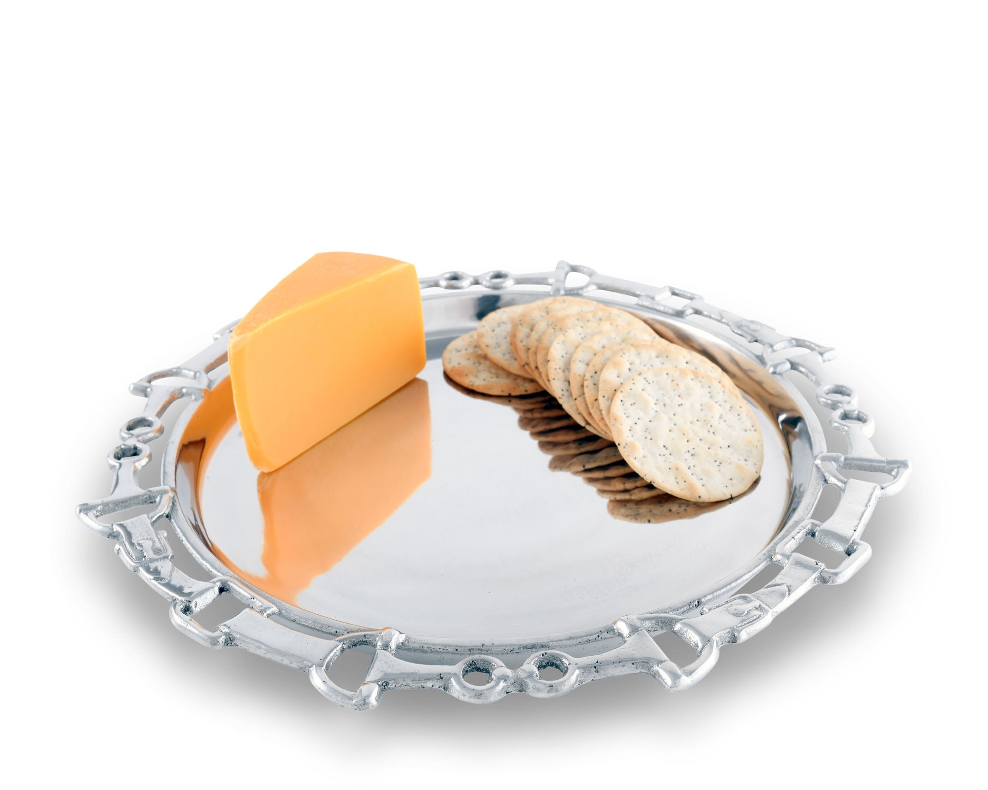 Arthur Court Serveware Arthur Court Round Tray 12 inches  - Equestrian