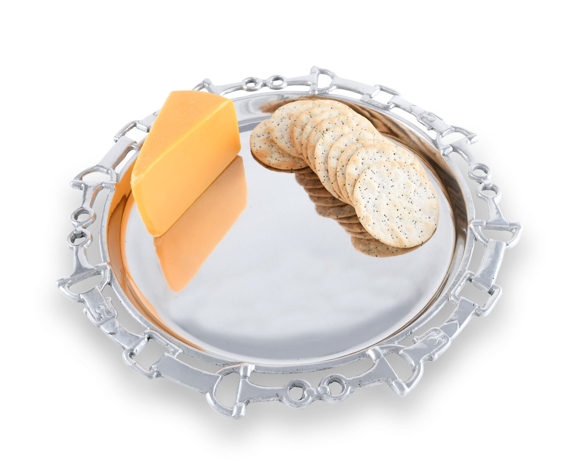 Arthur Court Serveware Arthur Court Round Tray 12 inches  - Equestrian