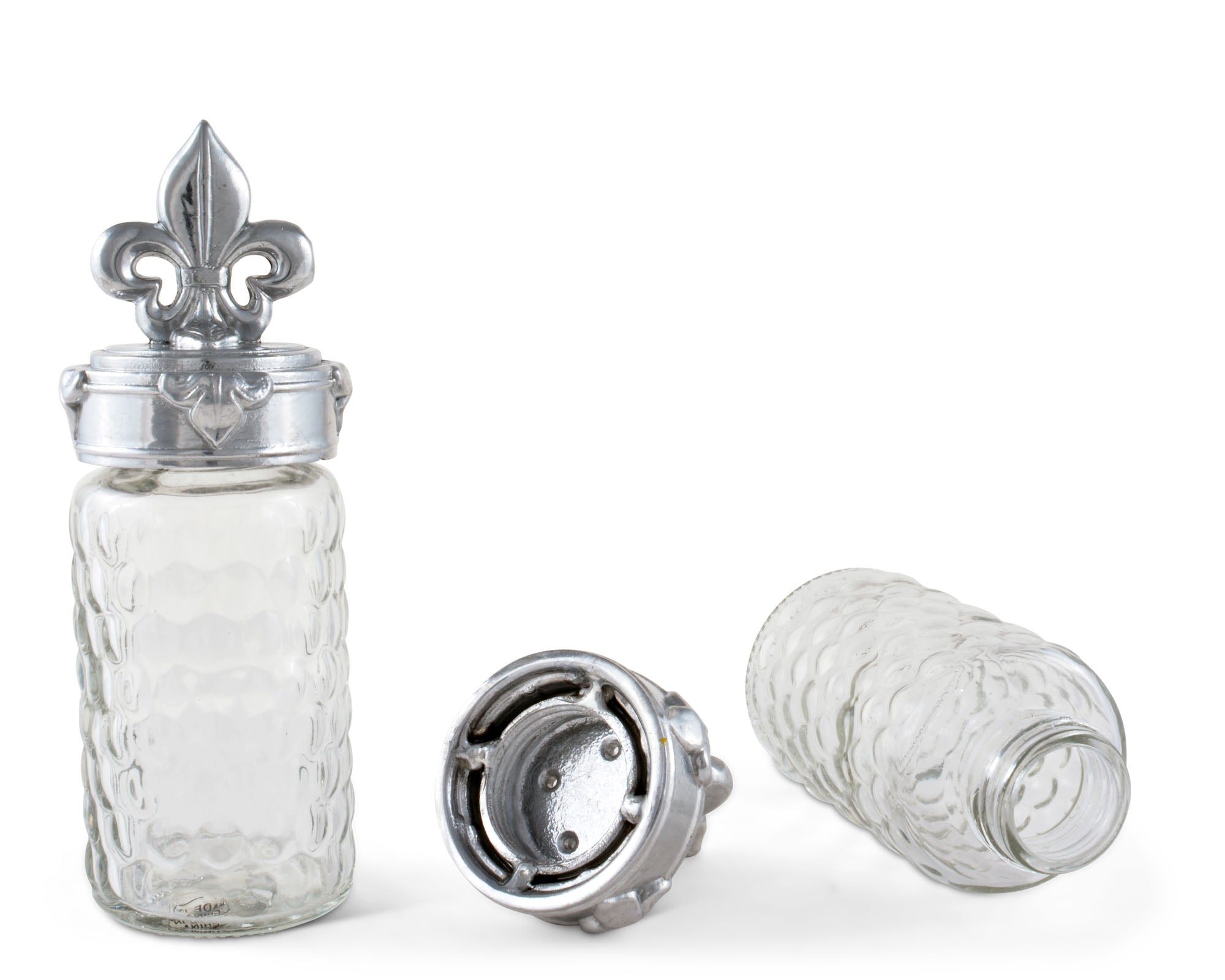 Arthur Court Serveware Arthur Court Salt and Pepper Set - Fleur-De-Lis