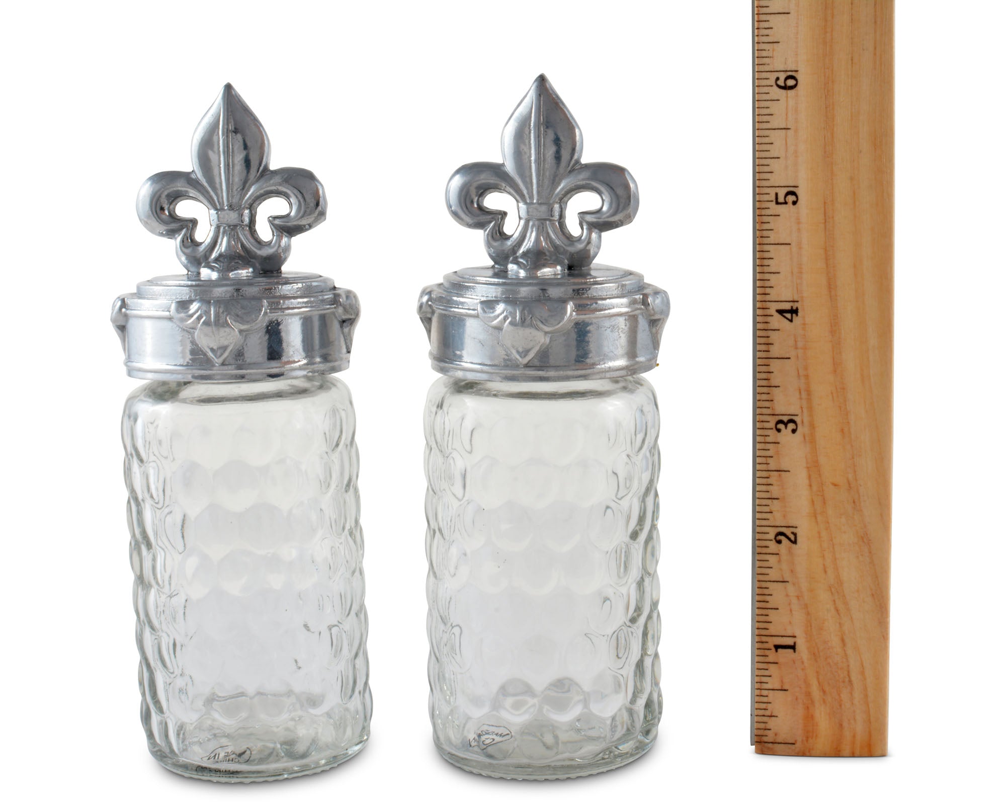 Arthur Court Serveware Arthur Court Salt and Pepper Set - Fleur-De-Lis