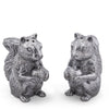 Arthur Court Serveware Arthur Court Squirrel Salt and Pepper