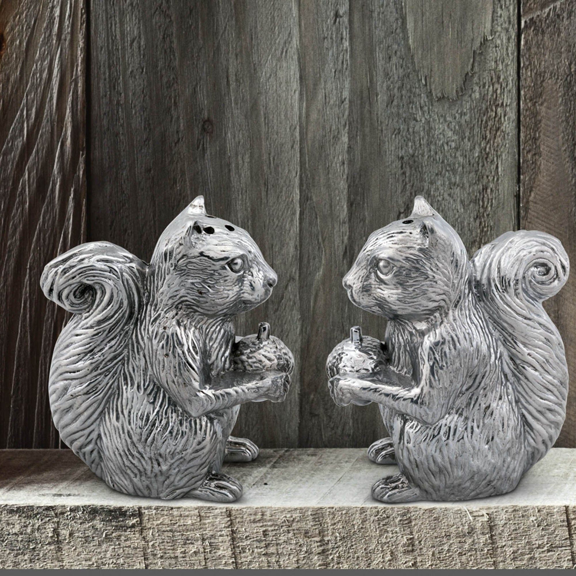 Arthur Court Serveware Arthur Court Squirrel Salt and Pepper