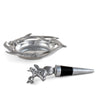 Arthur Court Serveware Arthur Court Wine Coaster and Stopper Set - Antler
