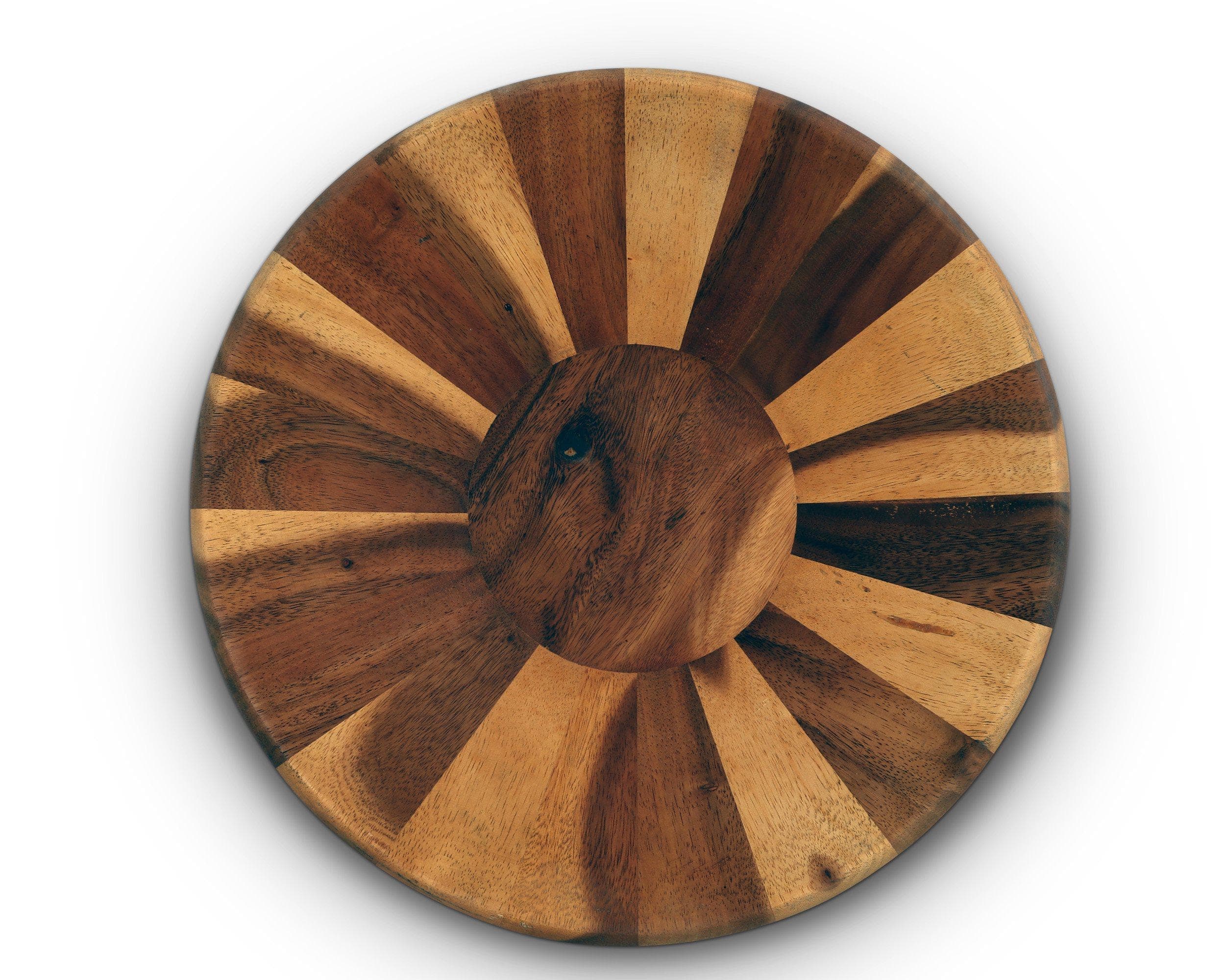 Arthur Court Serveware Arthur Court Wok Style Wooden Acacia Salad Bowl Extra Large