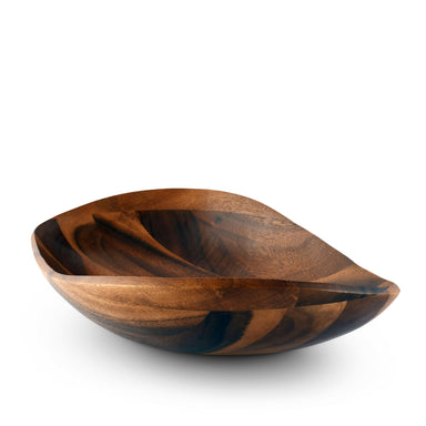 Arthur Court Serveware Arthur Court Wood Salad Bowl Large - Wave