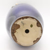 Danny's Fine Porcelain Blue Vase W/Wht. Flowers