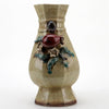 Danny's Fine Porcelain Ivory Crackle Hex Vase