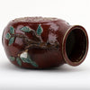 Danny's Fine Porcelain Oxblood Bird Vase