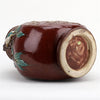 Danny's Fine Porcelain Oxblood Bird Vase