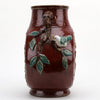 Danny's Fine Porcelain Oxblood Bird Vase