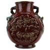 Danny's Fine Porcelain Oxblood Bird Vase