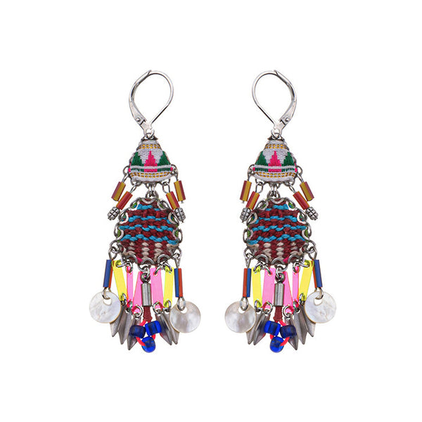 Ayala Bar Jewelry Ayala Bar African Dance Set, Boho Drop Earrings, Vagabond