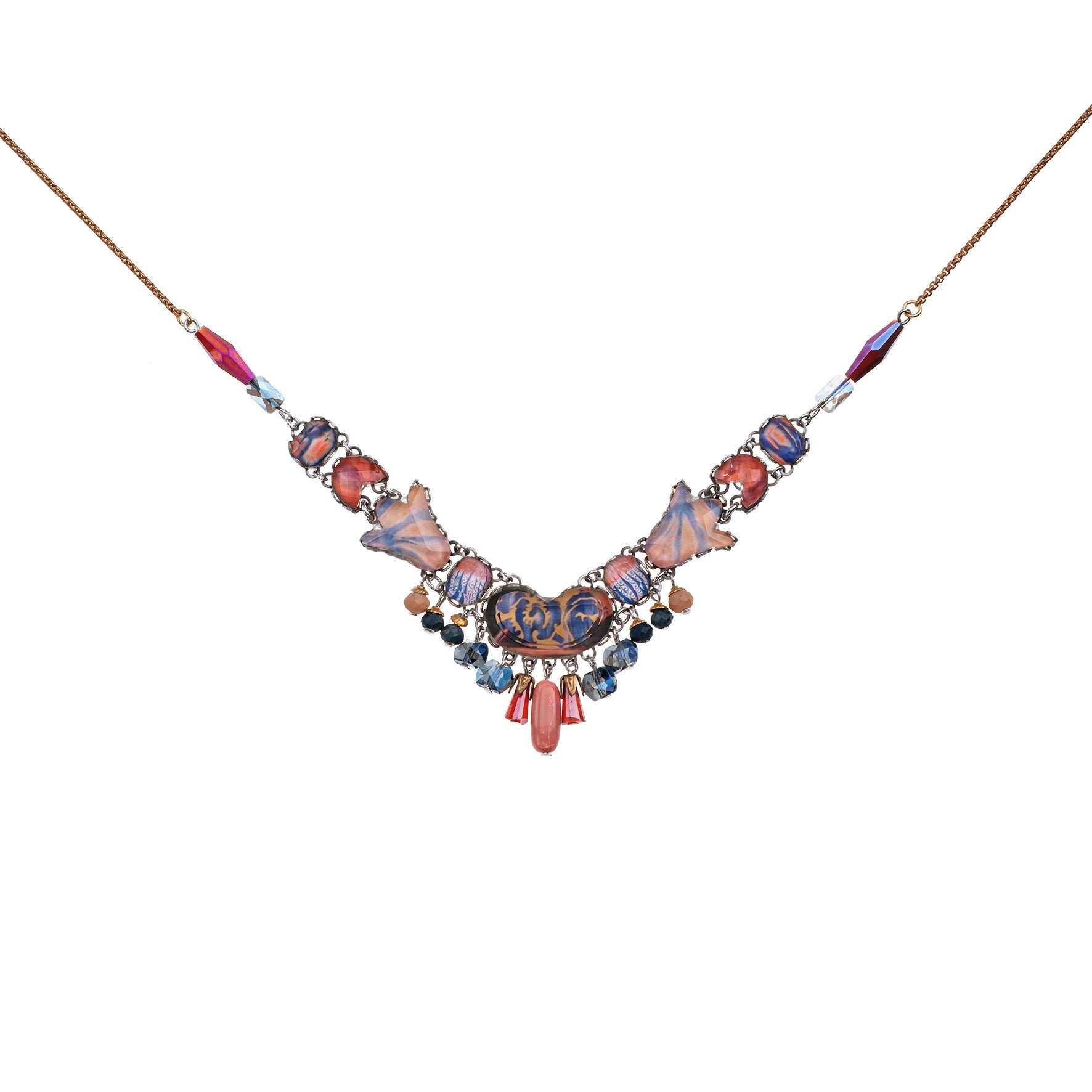 Ayala Bar Jewelry Ayala Bar Amber Bloom Set,Delicate Necklace, Dynia