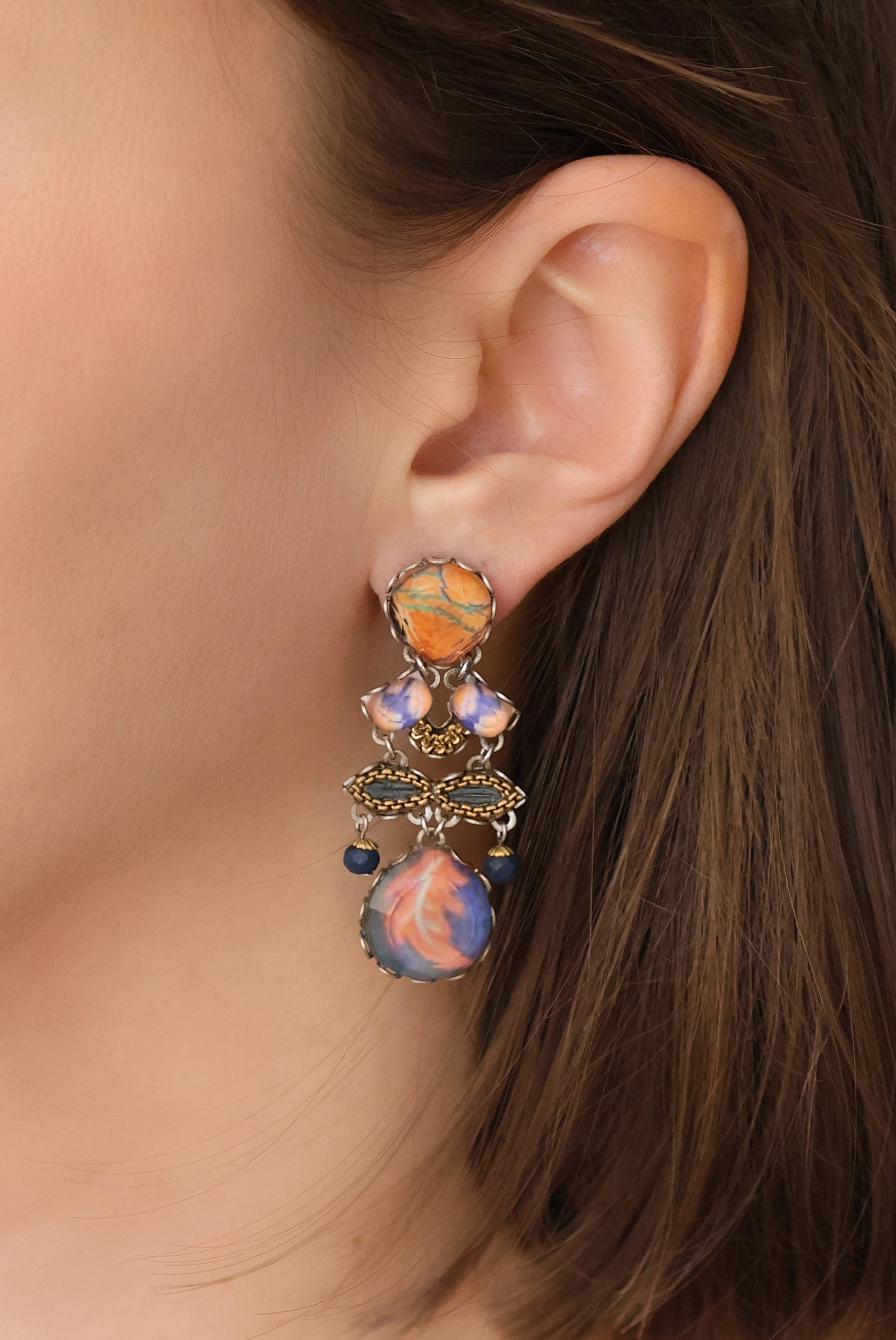 Ayala Bar Jewelry Ayala Bar Amber Bloom Set, Earring, Rina