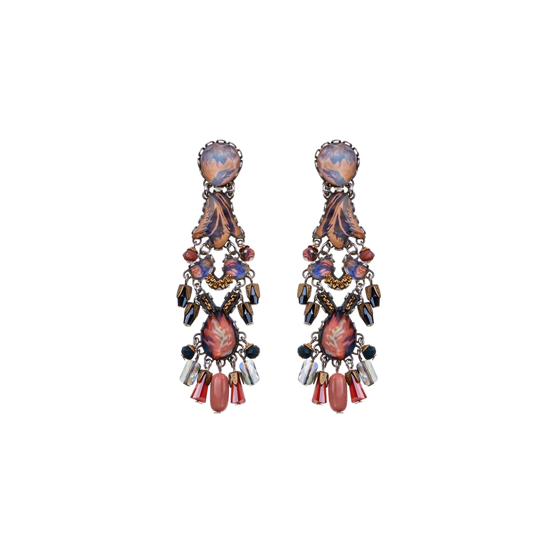 Ayala Bar Jewelry Ayala Bar Amber Bloom Set,Glass Earring, Gourd