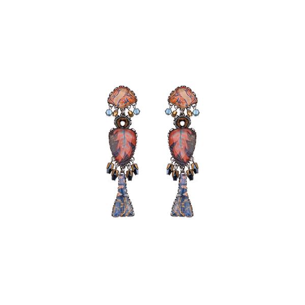 Ayala Bar Jewelry Ayala Bar Amber Bloom Set,Long Glass Earring, Airi