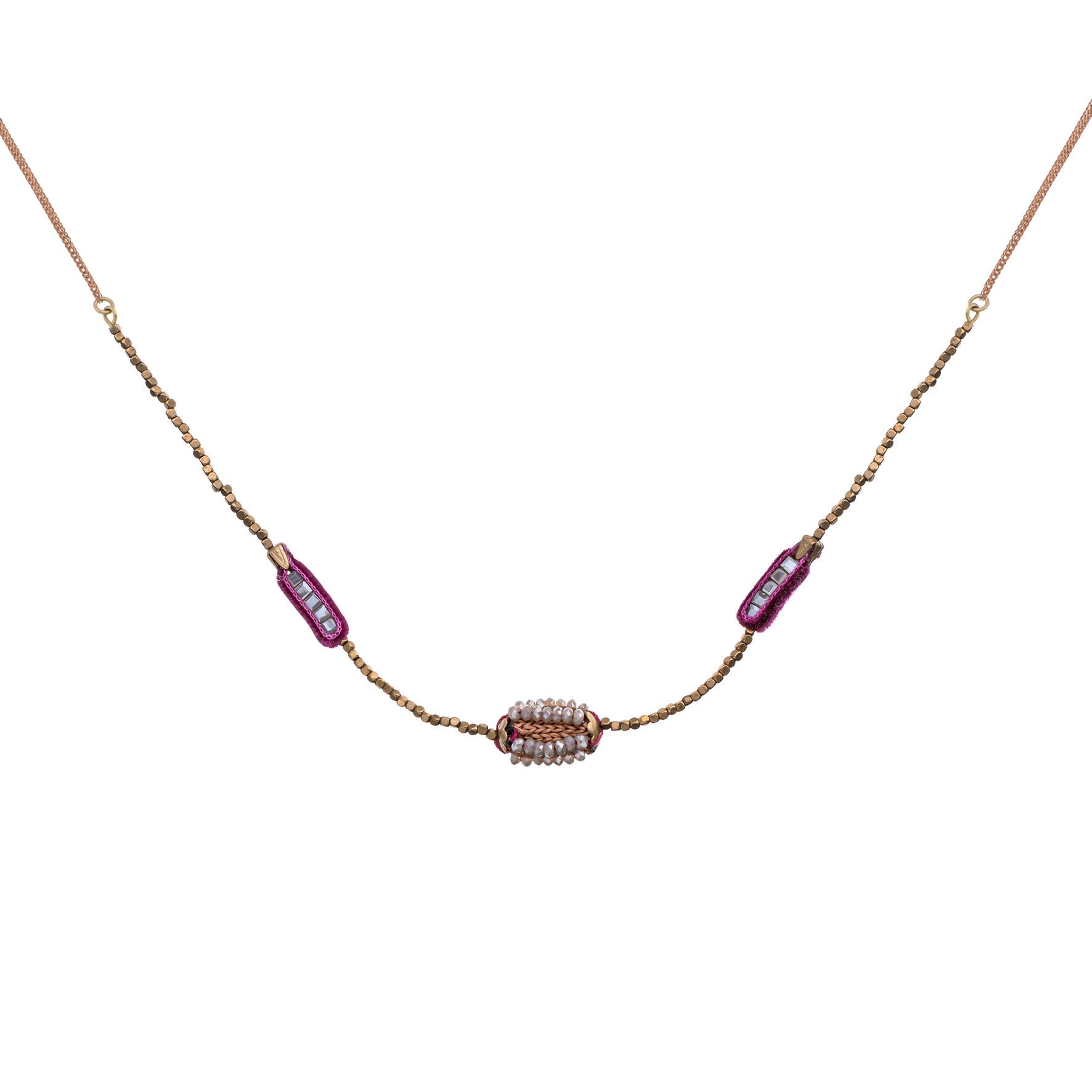 Ayala Bar Jewelry Ayala Bar Berry Blush Set, Pincora Necklace