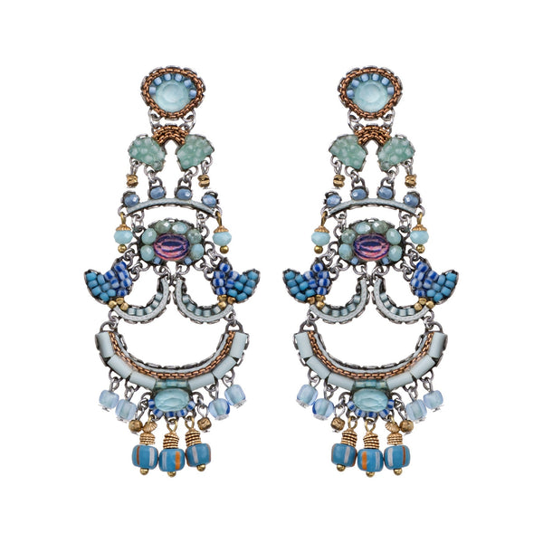Ayala Bar Jewelry Ayala Bar Big Glamorous  Earrings Blue Bird Set, Robin