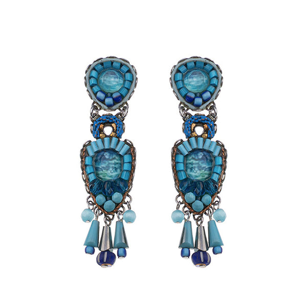 Ayala Bar Jewelry Ayala Bar Blue Bayou Set, Artistic Blue Earrings, Cloudless