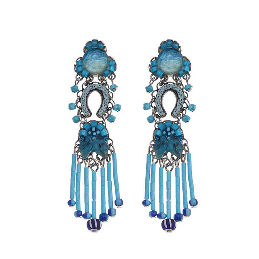 Ayala Bar Jewelry Ayala Bar Blue Bayou Set, Blue Boho Earrings, Aquamarin