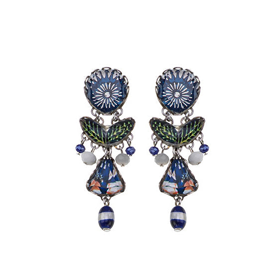 Ayala Bar Jewelry Ayala Bar Blue Domes Set, Small Bule Earrings, Aphrodite