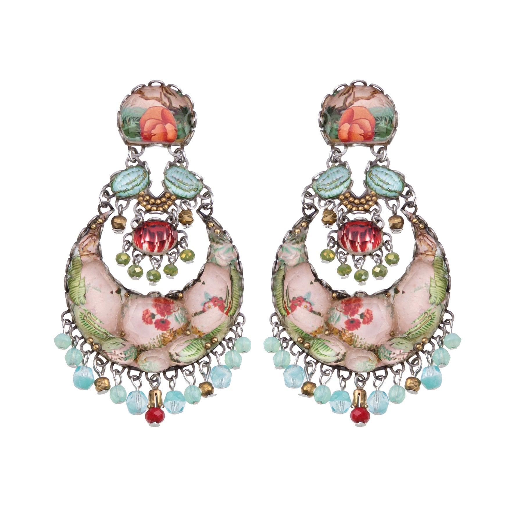 Ayala Bar Jewelry Ayala Bar Bohemian Earrings Flower Garden   Set, Anemone