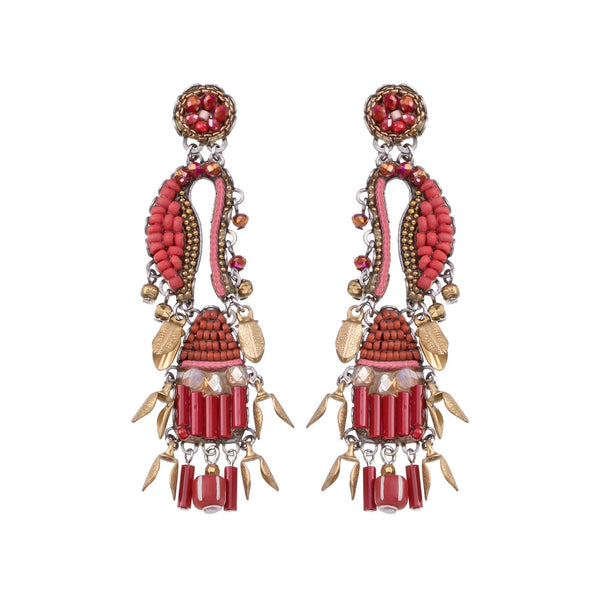 Ayala Bar Jewelry Ayala Bar Bohemian Earrings Radical Red Set, Pupa