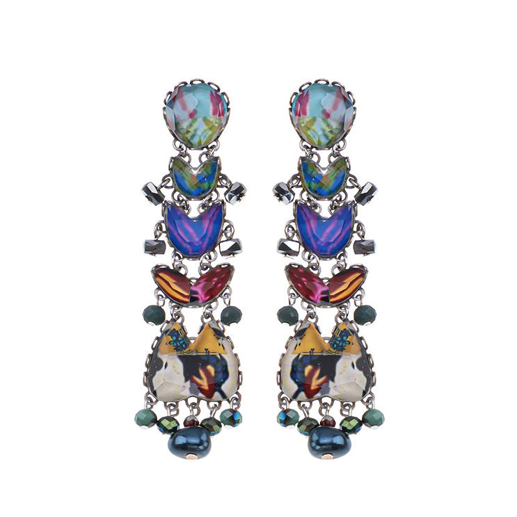 Ayala Bar Jewelry Ayala Bar Candy Twist Set, Long Colorful Earrings, Bonbon
