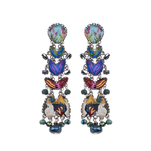 Ayala Bar Jewelry Ayala Bar Candy Twist Set, Long Colorful Earrings, Bonbon
