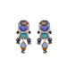 Ayala Bar Jewelry Ayala Bar Candy Twist Set, Small Glass Earrings, Fudge