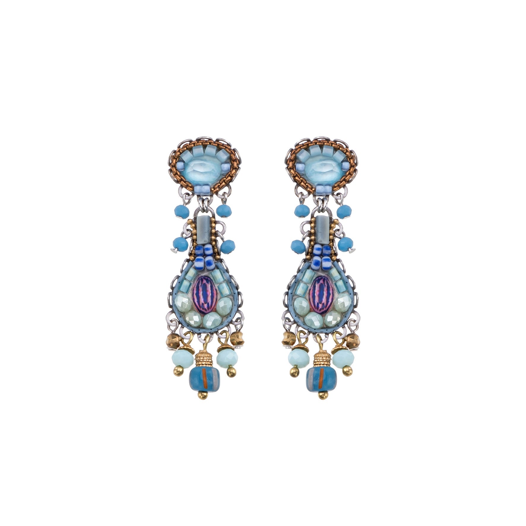 Ayala Bar Jewelry Ayala Bar Casual Earrings Blue Bird Set, Flamingo