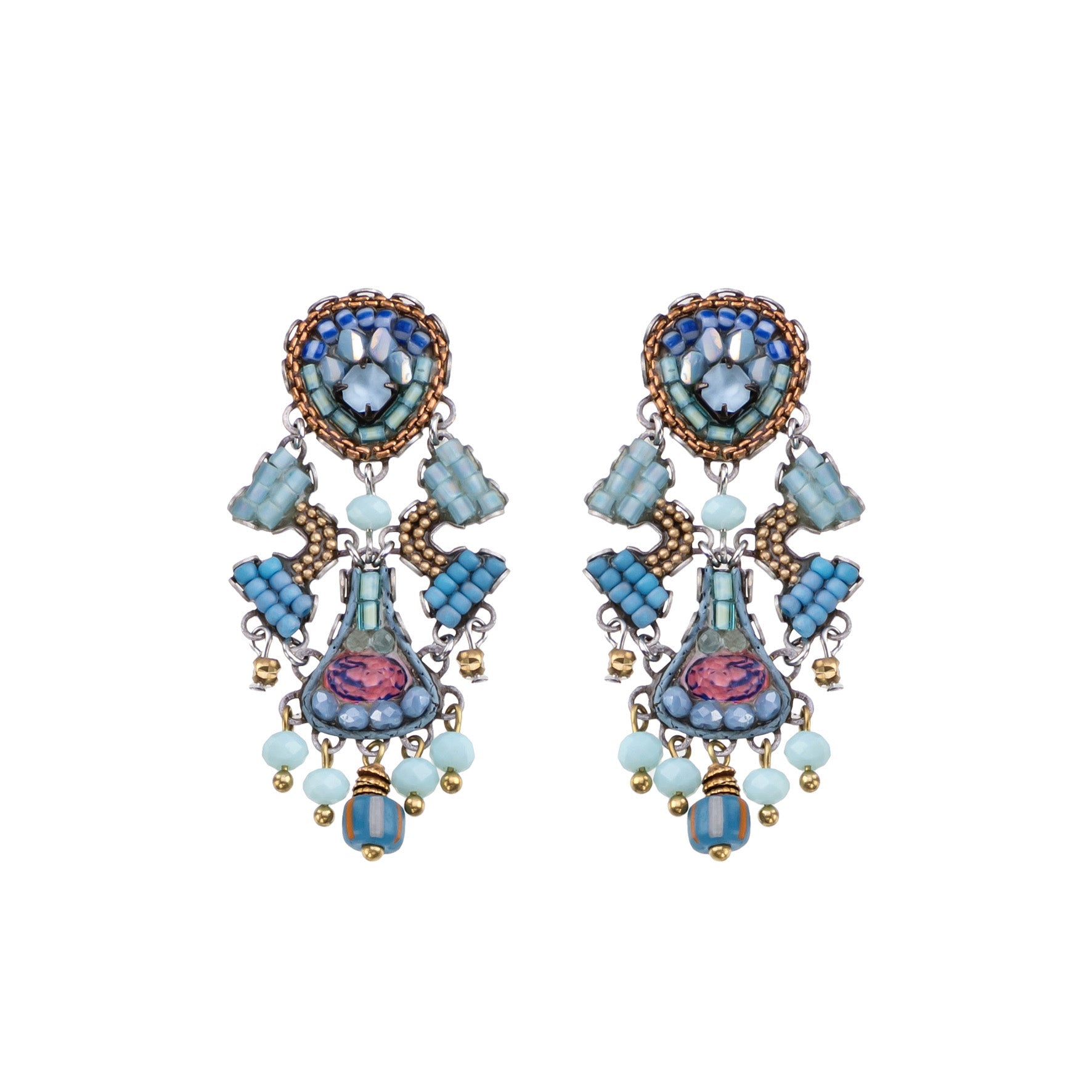 Ayala Bar Jewelry Ayala Bar Chic Earrings Blue Bird Set, Crow