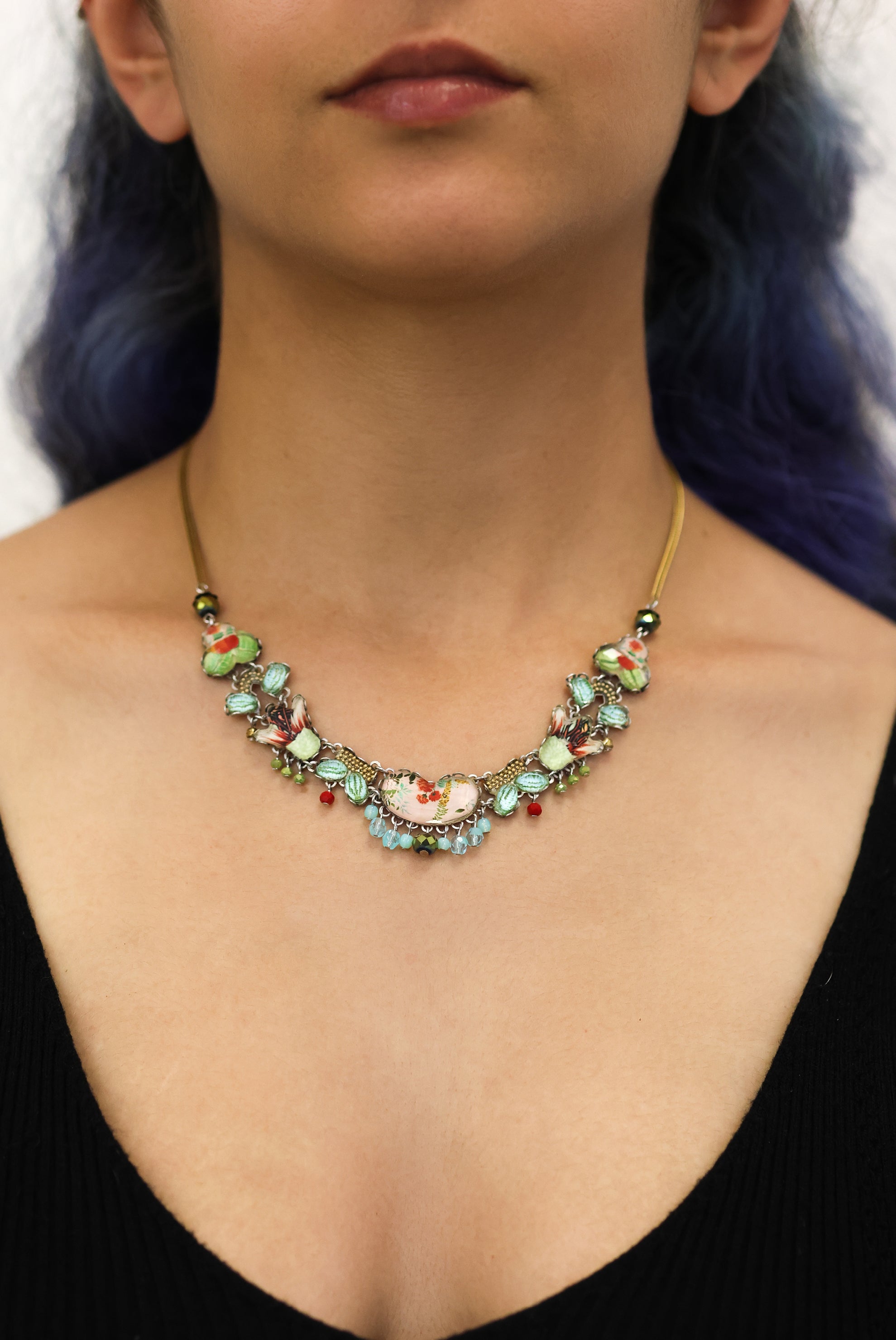 Ayala Bar Jewelry Ayala Bar Classic Necklace Flower Garden   Set, Aster