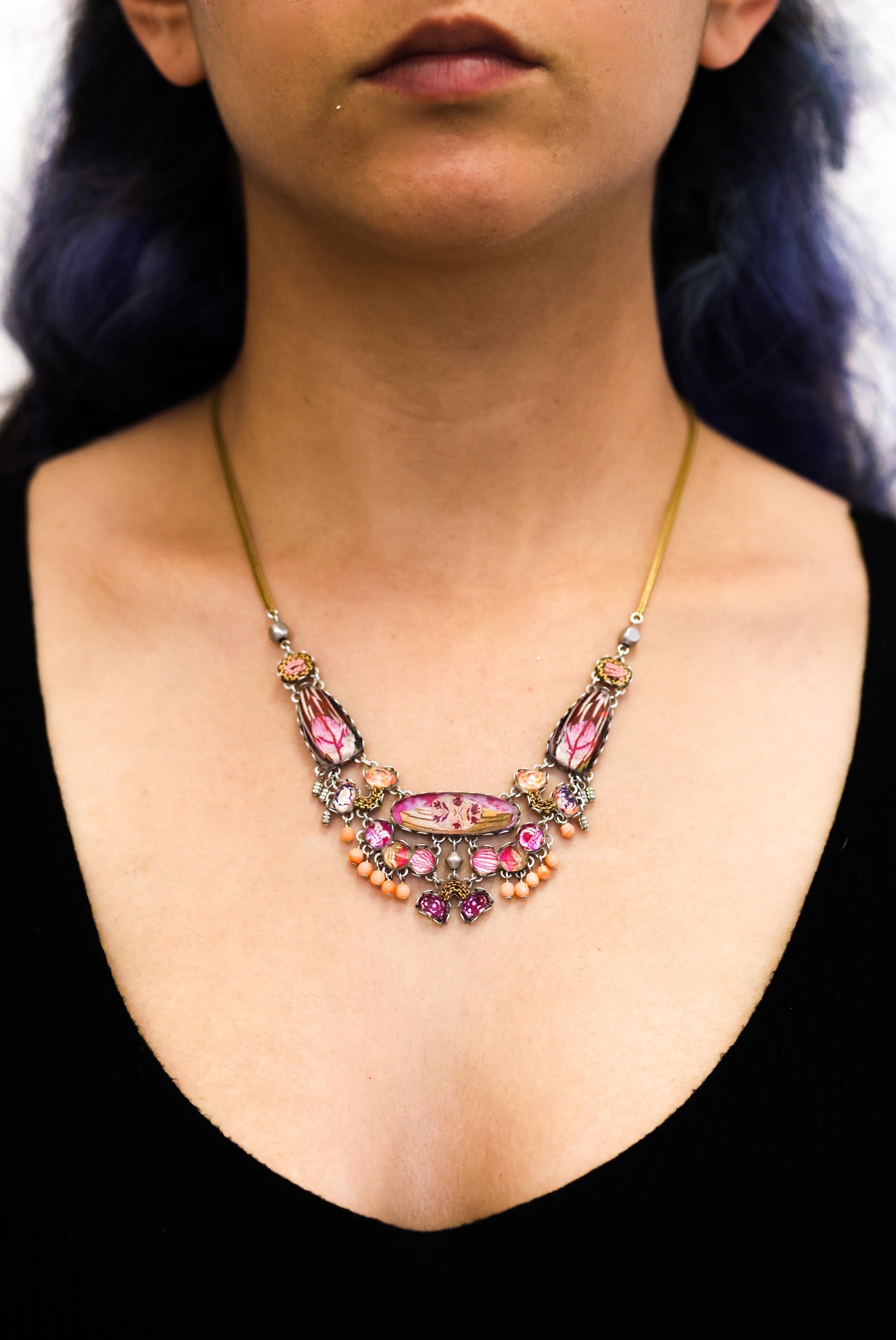 Ayala Bar Jewelry Ayala Bar Classic Necklace Rose Embrace Set, Blossom