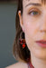 Ayala Bar Jewelry Ayala Bar Crimson Fire Set,Beaded Hoop Earring,Homa
