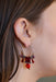 Ayala Bar Jewelry Ayala Bar Crimson Fire Set,Beaded Hoop Earring,Homa