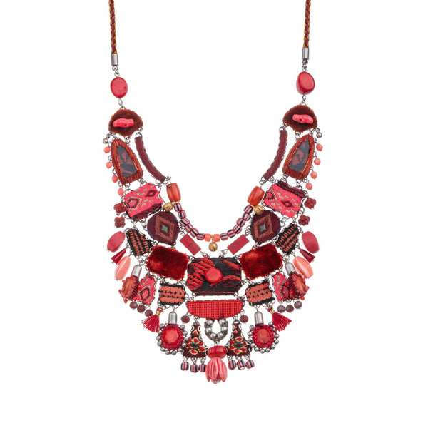 Ayala Bar Jewelry Ayala Bar Crimson Fire Set,Bold Necklace,Blaze