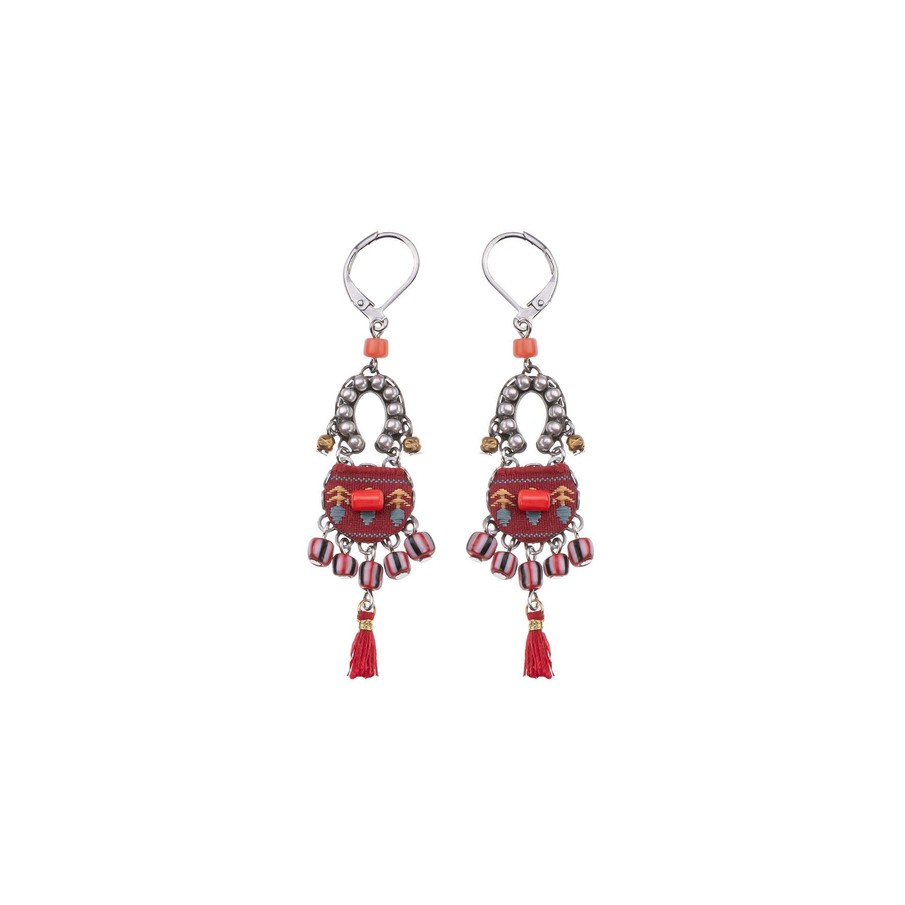 Ayala Bar Jewelry Ayala Bar Crimson Fire Set,Dangle Earring,Nar