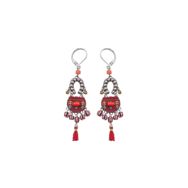 Ayala Bar Jewelry Ayala Bar Crimson Fire Set,Dangle Earring,Nar