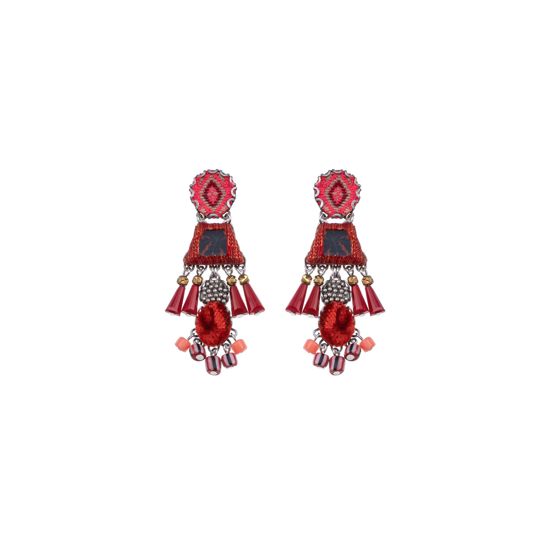 Ayala Bar Jewelry Ayala Bar Crimson Fire Set, Earring,Tuli