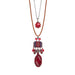 Ayala Bar Jewelry Ayala Bar Crimson Fire Set,Long Pendant Necklace,Brasier