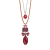Ayala Bar Jewelry Ayala Bar Crimson Fire Set,Long Pendant Necklace,Brasier