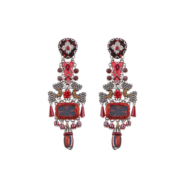 Ayala Bar Jewelry Ayala Bar Crimson Fire Set,Statement   Earring,Rogo