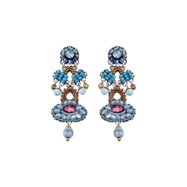 Ayala Bar Jewelry Ayala Bar Dainty Earrings Blue Bird Set, Falcon