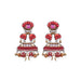 Ayala Bar Jewelry Ayala Bar Dainty Earrings Radical Red Set, Pirus