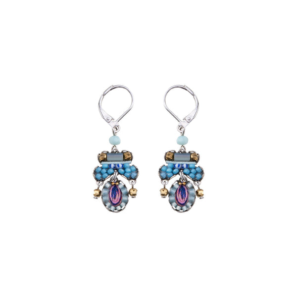 Ayala Bar Jewelry Ayala Bar Dangling Earrings Blue Bird Set, Peacock