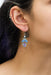 Ayala Bar Jewelry Ayala Bar Dangling Earrings Blue Bird Set, Peacock