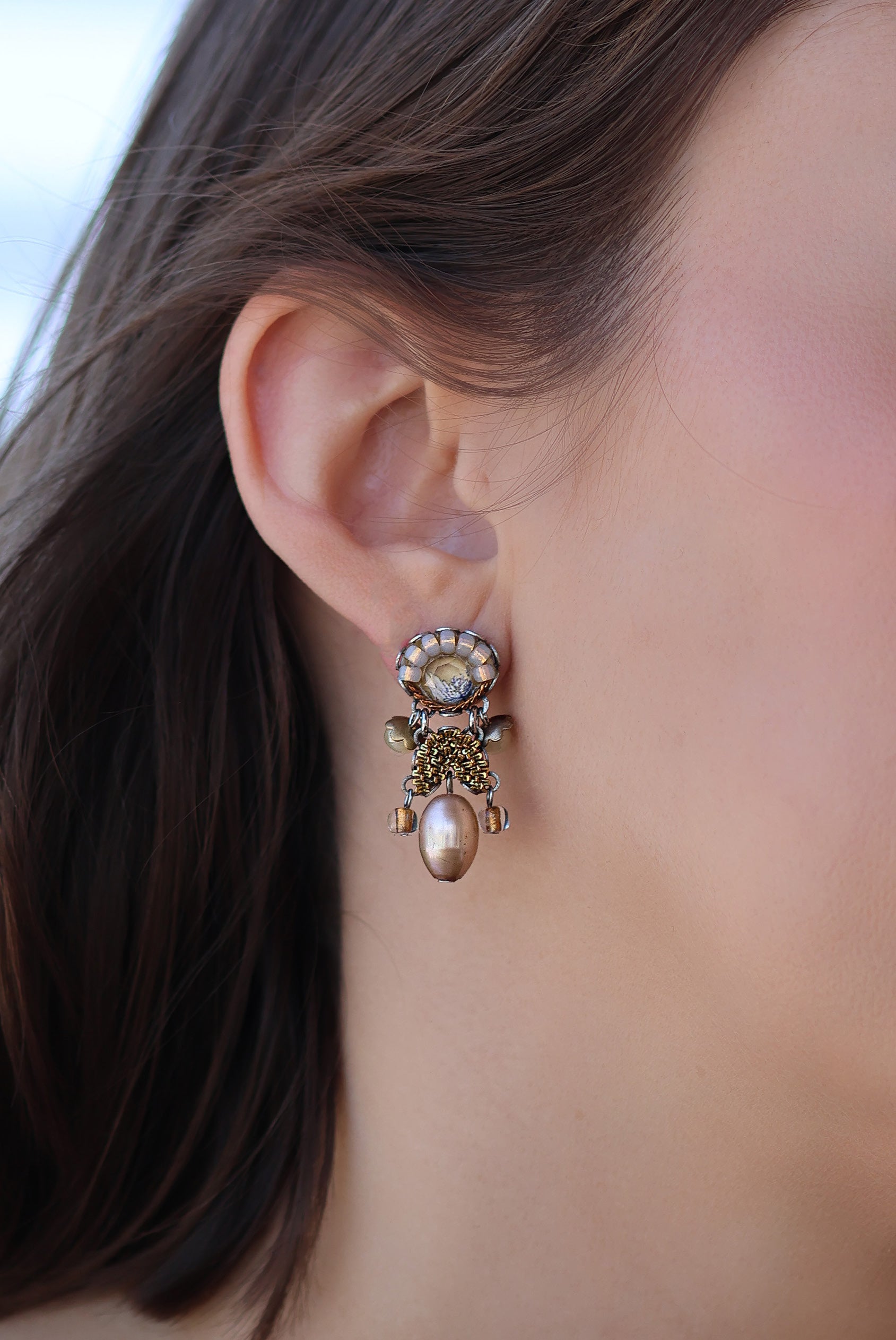 Ayala Bar Jewelry Ayala Bar Drops of Gold Set, Earring, Heiwa