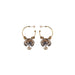 Ayala Bar Jewelry Ayala Bar Drops of Gold Set,Elegant Hoops Earring, Paix